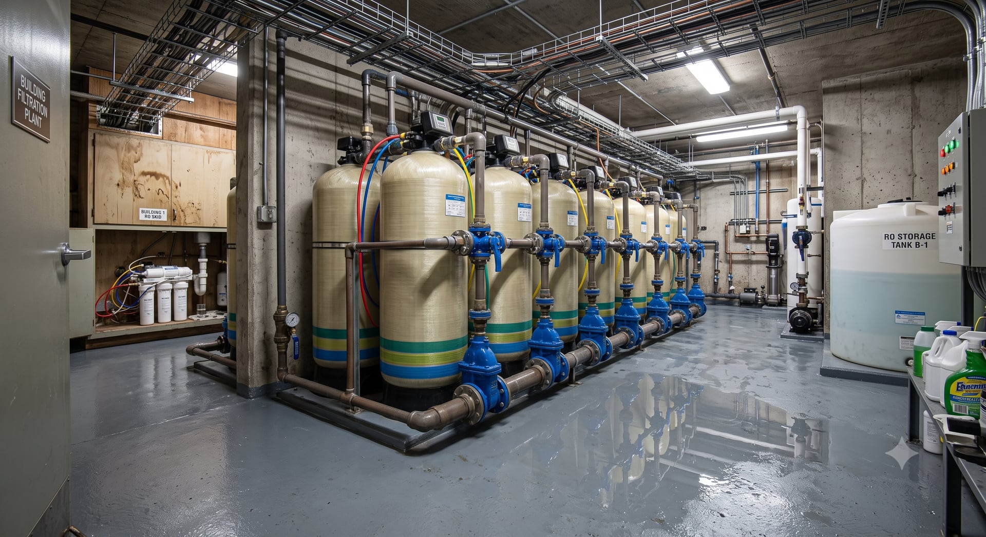 Aqualus RO Water Systems for Apartment Complexes in Hyderabad project